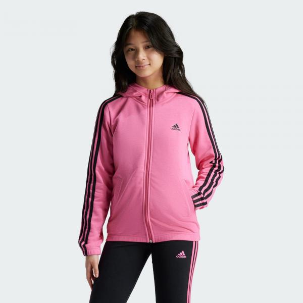 Essentials 3-Stripes Full-Zip Hoodie