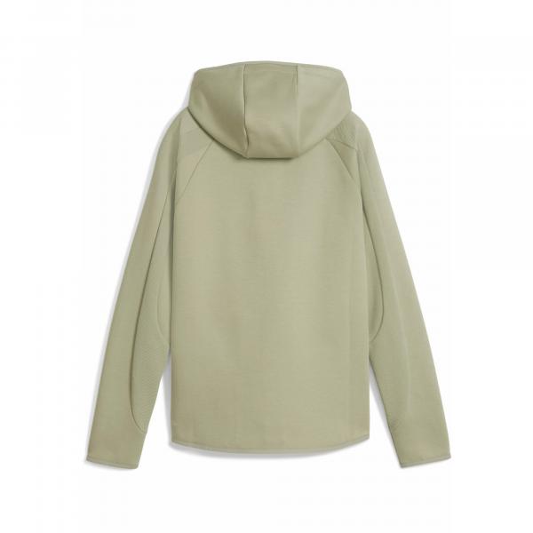 Damska rozpinana bluza Evostripe z kapturem PUMA Lux Army Green