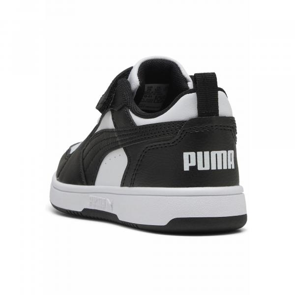 Dziecięce sneakersy PUMA Rebound V6 Lo PUMA White Black