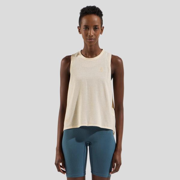 Koszulka tech. damska bez rękawów Odlo Tank crew neck ACTIVE 365 LINENCOOL