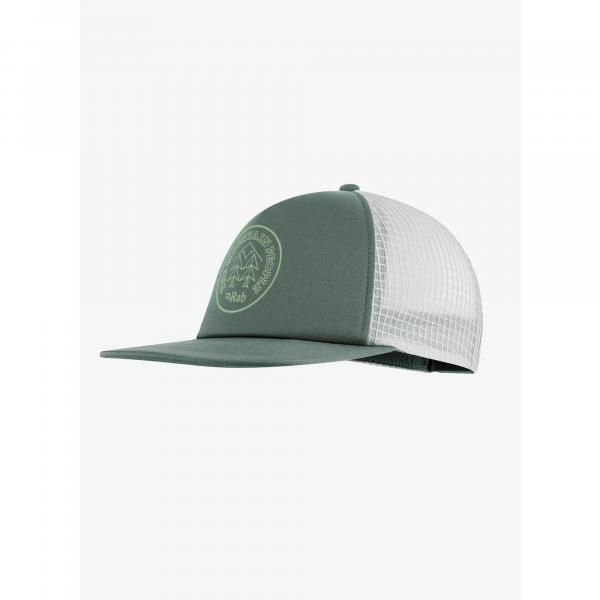 Czapka z daszkiem Rab Cirque Print Cap - sage/pewter