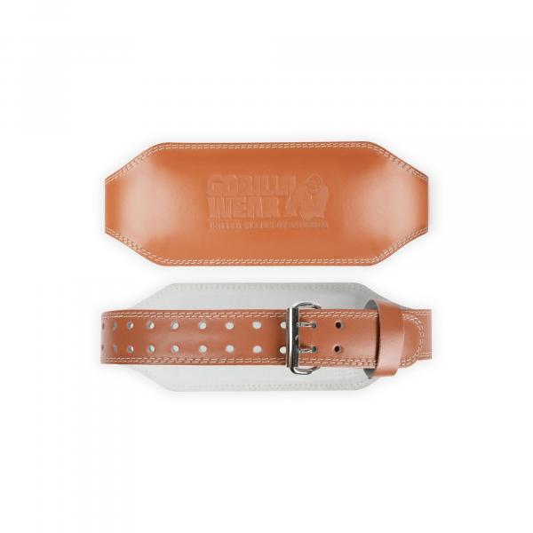 Pas do podnoszenia ciężarów Gorilla Wear 6 Inch Padded Leather Lifting Belt