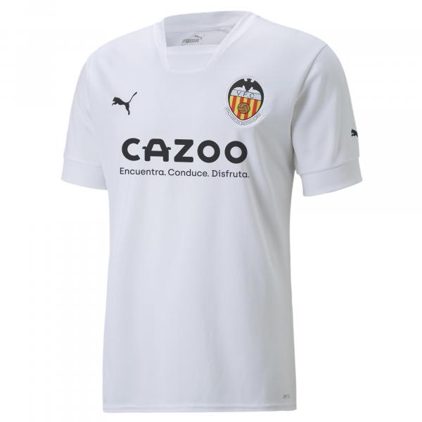 Koszulka do Gry w Piłkę Nożną Puma Valencia CF Home 22/23 Biały