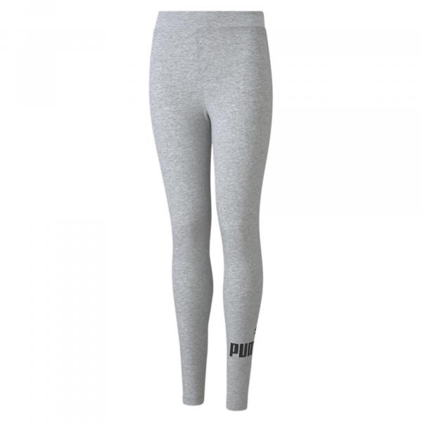 Legginsy dla dzieci Puma ESS Logo Leggings jasnoszare