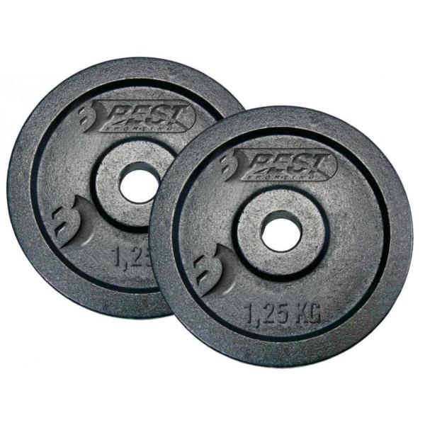 Talerz do podnoszenia ciężarów Best Sporting fi 30 mm 2x1,25kg