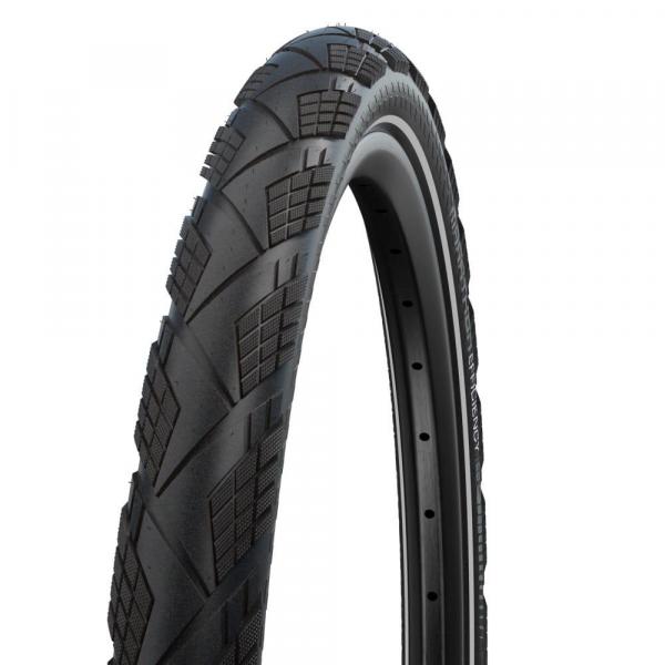 Dorosły Opona Turystyka Schwalbe Marathon Efficiency Evo V-Guard E-50, Czarny