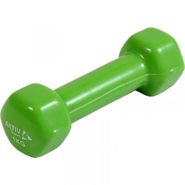 Hantla winylowa Aktivsport 1 kg zielona