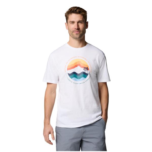 T-shirt sportowy z krótkim rękawem męski Path Lake II Graphic Tee