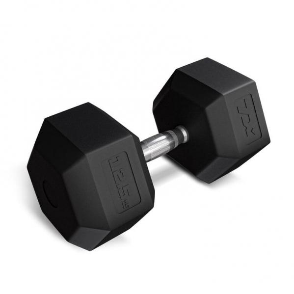Hantel stalowy gumowany 12.5kg