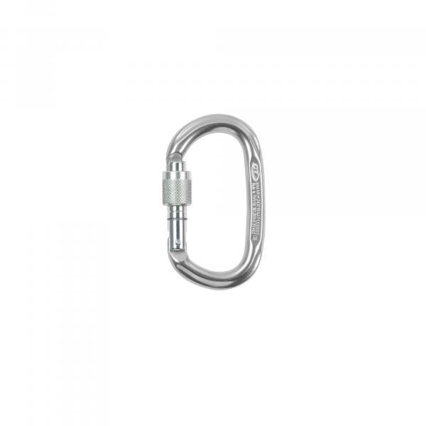 Karabinek Wspinaczkowy Climbing Technology Pillar CF SG (Screw Gate) - silver