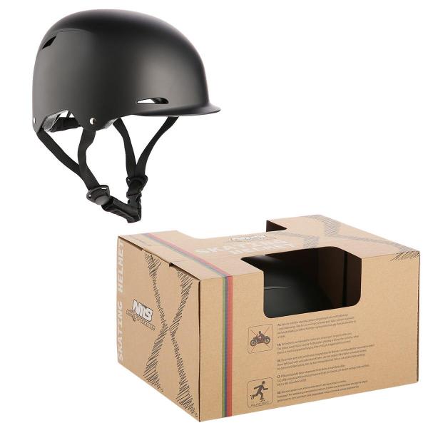 Kask rowerowy na rolki/deskorolkę Nils Extreme MTW02 czarny rozmiar XS (48-52cm)