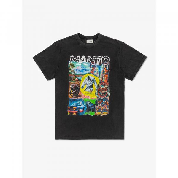 MANTO t-shirt IVO czarny XXL