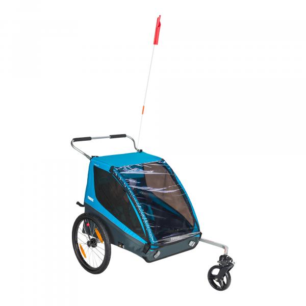 Przyczepka rowerowa dwuosobowa Thule Coaster XT Bike Trailer+Stroll