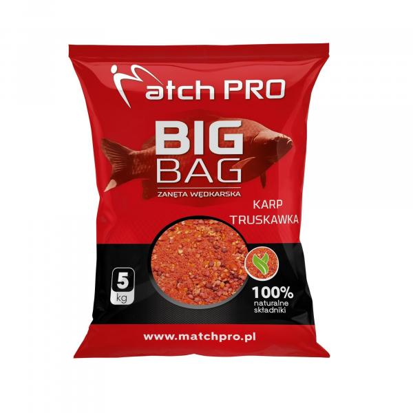 Zanęta Big Bag Karp Truskawka 5 KG