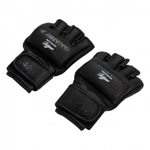Rękawice do MMA i Muay Thai skóra naturalna EXTREME HOBBY MATE BLACK COMBAT