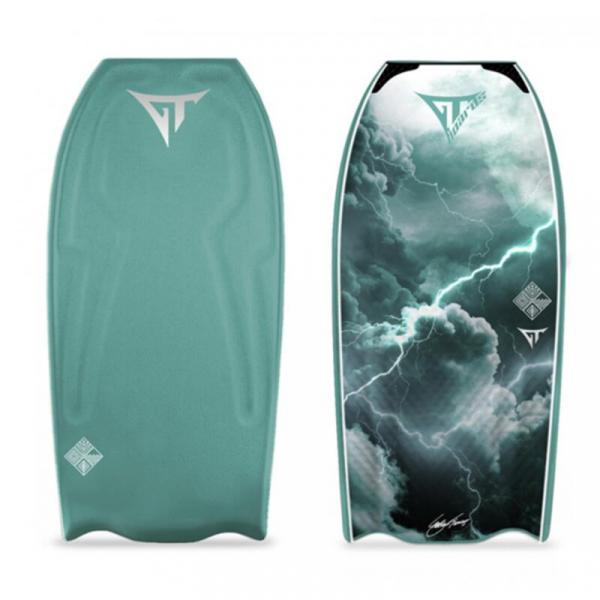 Deska Bodyboard GT Mega-T Elements Air PP Steel Green/Biały Grafika