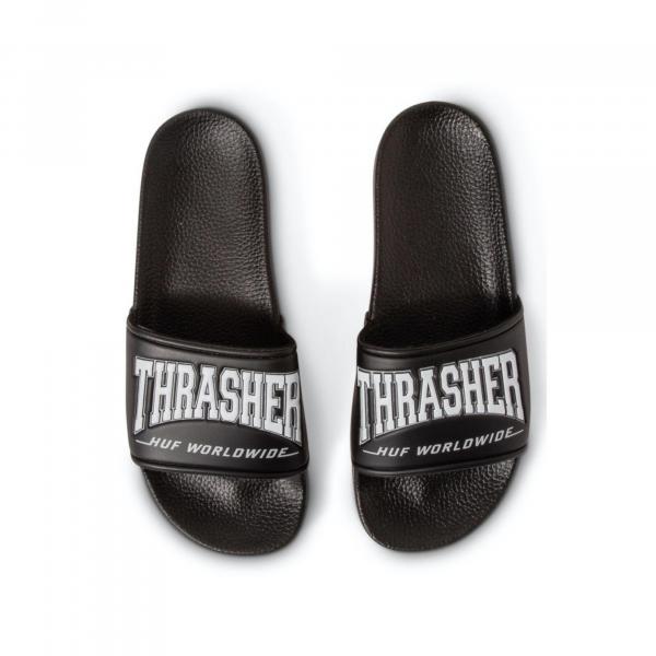 Klapki basenowe unisex HUF x Thrasher