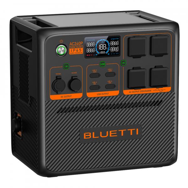Stacja Zasilania BLUETTI AC240P, Akumulator 1843 Wh, 4x2400 W, IP65