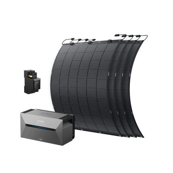 Zestaw Anker SOLIX Solarbank 2 E1600 Pro z 4xFS20, inteligentnym licznikiem