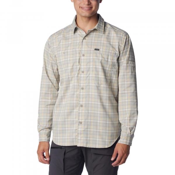 Męska koszulka turystyczna Columbia Silver Ridge Utility Lite Plaid z długim ręk