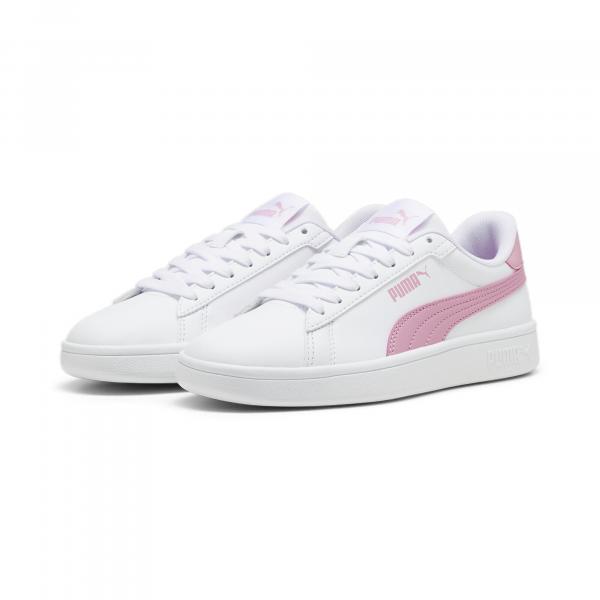 Młodzieżowe sneakersy Smash 3.0 Nightkeeper PUMA White Mauved Out Pink