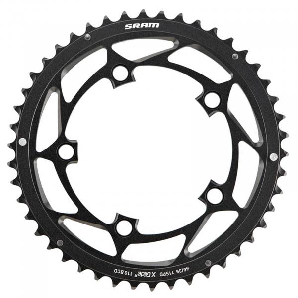 Tarcza Mechanizmu Korbowego Czerwona - 10 Biegów 34T