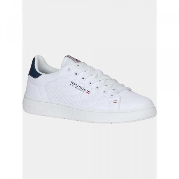 Niskie buty męskie Nautica STARDUST 2.0 LTH WHITE-FLAG