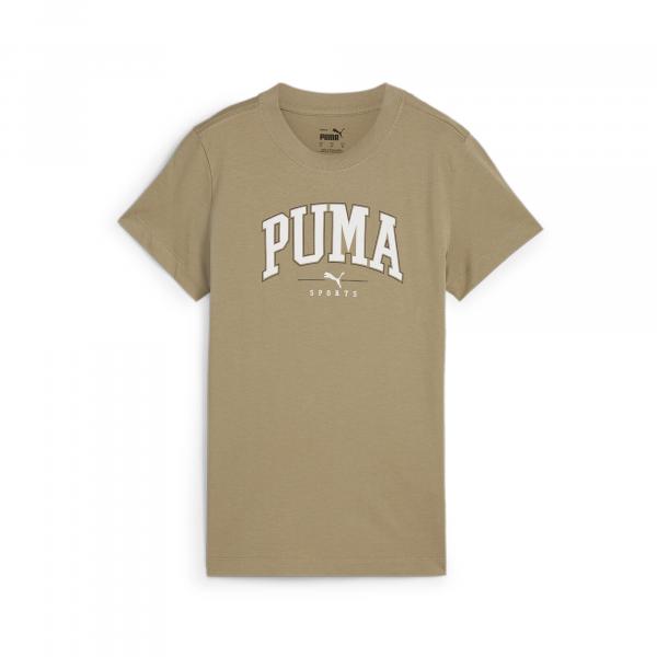 Damska koszulka z nadrukiem PUMA SQUAD PUMA Oak Branch Beige