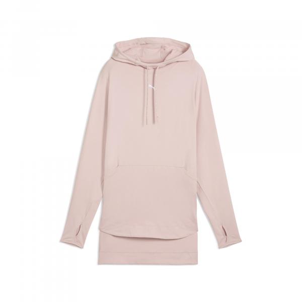 Damska bluza z kapturem MODEST PUMA Rose Quartz Pink