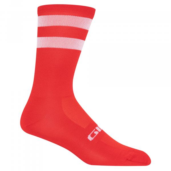 GIRO skarpety rowerowe COMP HIGH RISE bright red