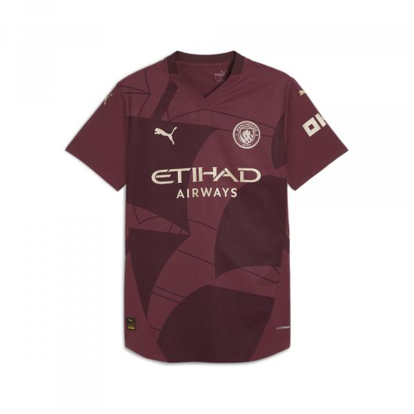 Męska koszulka Manchester City 24/25 PUMA Dark Jasper Red