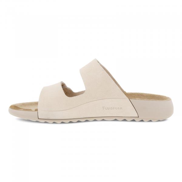 Klapki damskie Ecco Cozmo Flat Limestone