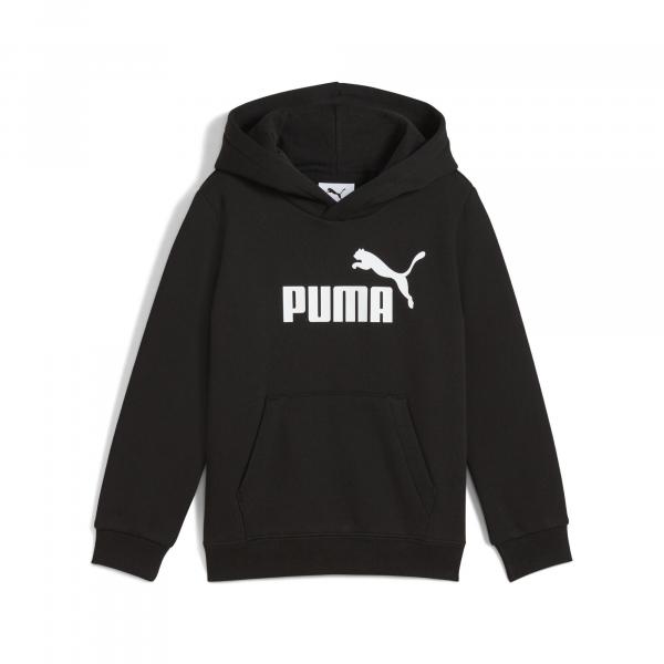 Dziecięca polarowa bluza z kapturem ESS z logo No. 1 PUMA Black