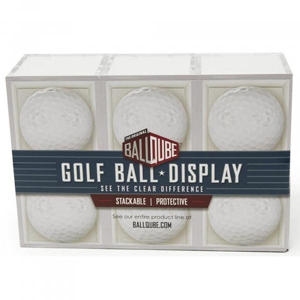 Uchwyt na piłeczki golfowe - 6 opakowań piłeczek golfowych - wyświetlacz