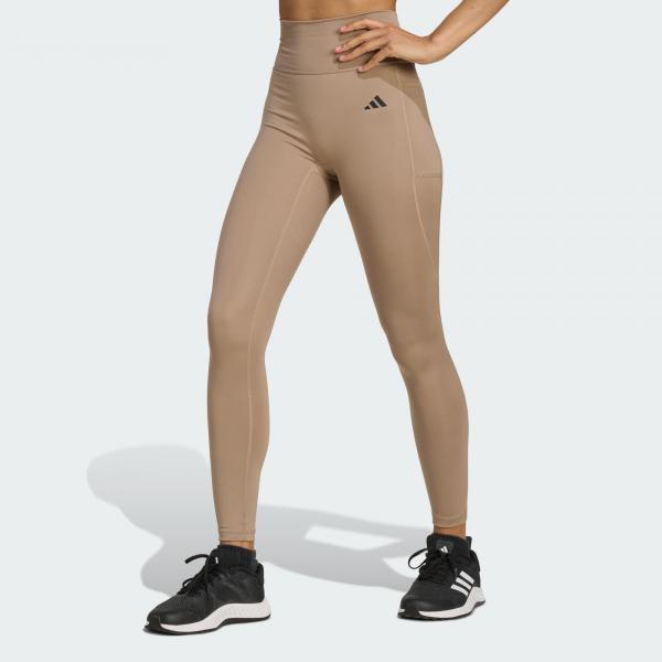 Legginsy 7/8 bez szwu z przodu Optime Essentials