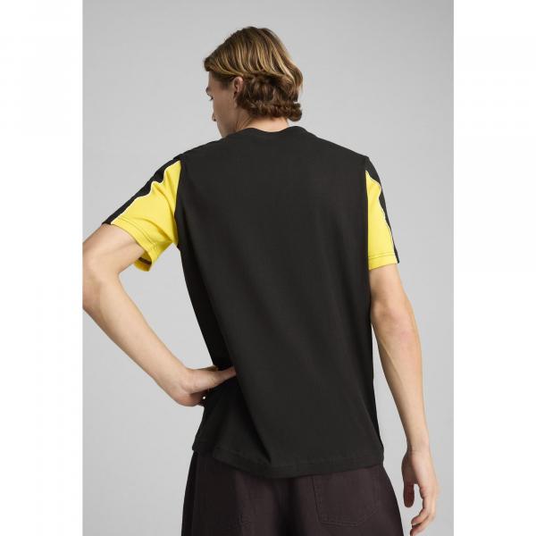 Męska koszulka Borussia Dortmund ftblARCHIVE PUMA Black Faster Yellow