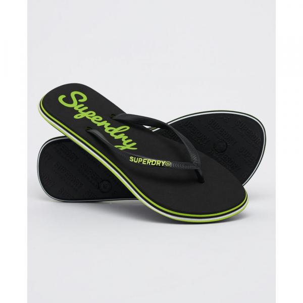 Klapki damskie Superdry Neon Rainbow Sleek japonki