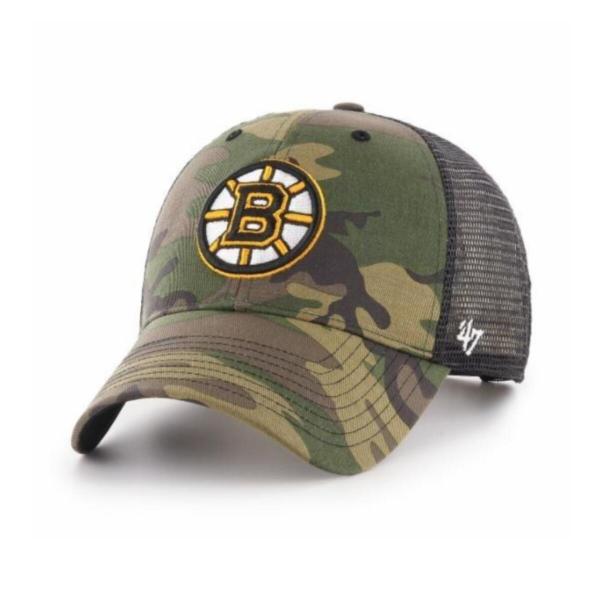 Czapka z daszkiem 47 Brand Boston Bruins Camo Branson Trucker H-CBRAN01GWP-CM