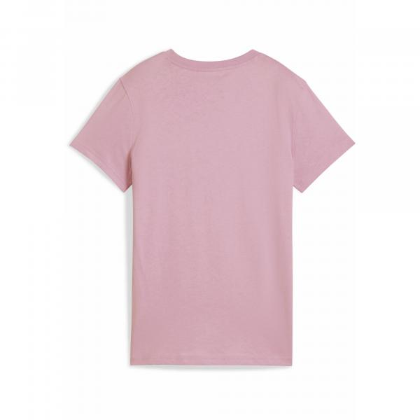 Damska koszulka z logo ESS No. 1 PUMA Poised Pink