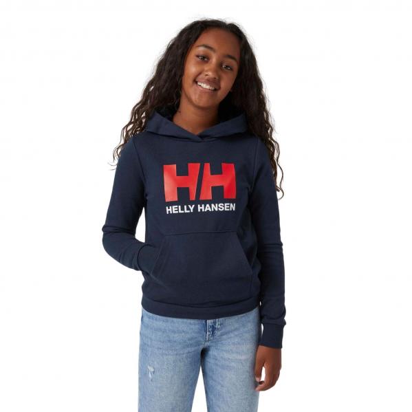 Bluza dziecięca z kapturem Helly Hansen logo 2.0