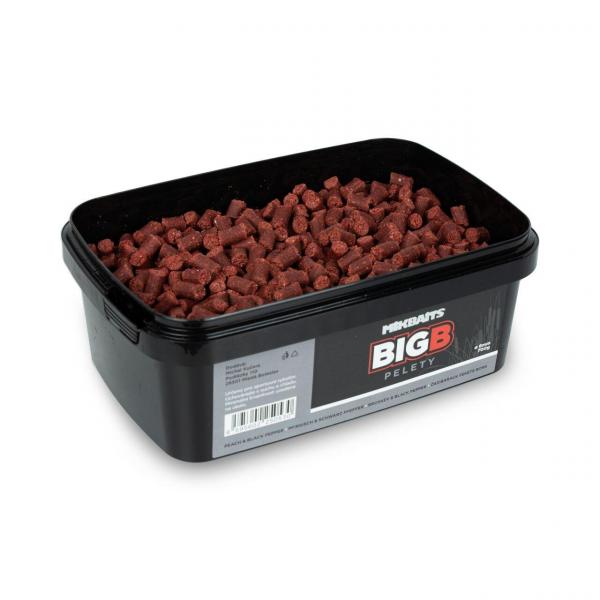 Pellet Zanętowy Mikbaits Big Pellets 700G - Brzoskwinia- Czarny Pieprz 6Mm