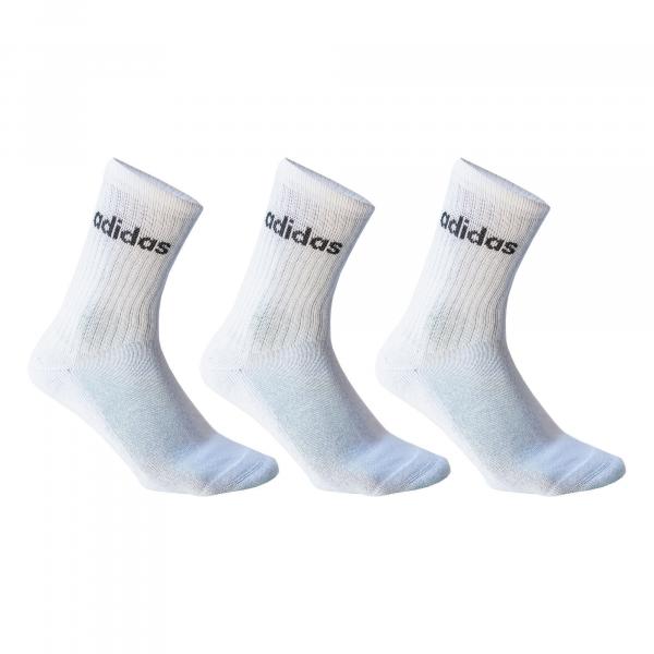 SKARPETY SPORTOWE Adidas DŁUGIE tenis 3 PARY