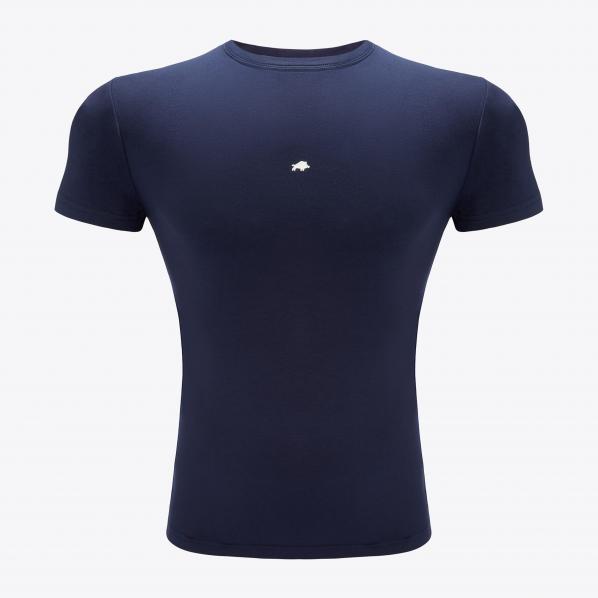 Koszulka slim DZIK® navy