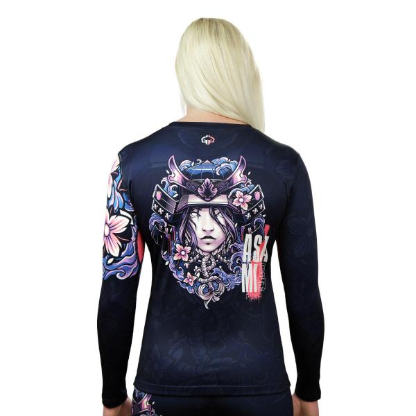 Rashguard damski Ground Game Asami z długim rękawem