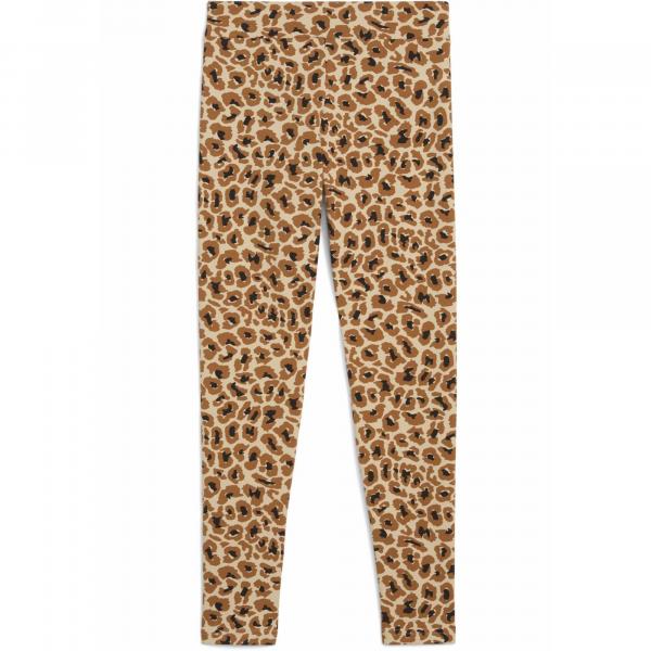 Młodzieżowe legginsy Essentials Aninmal PUMA Light Sand Beige