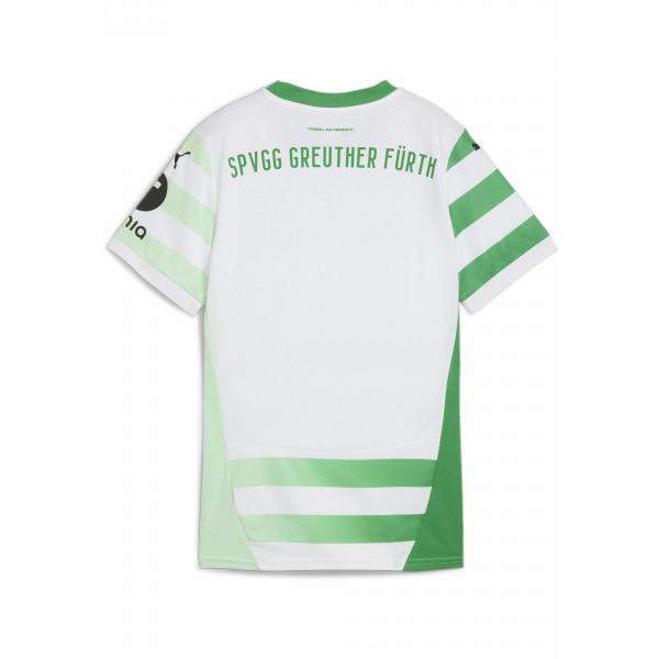 Damska koszulka domowa Greuther Fürth 24/25 PUMA White Fast Green Fresh Mint