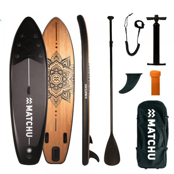 Stand up paddle Wood Mandala - nadmuchiwana deska sup 320x81x15 cm