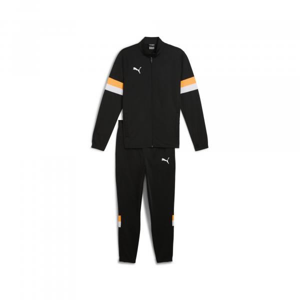 Męski dres piłkarski individualRISE PUMA Black Heat Fire Orange