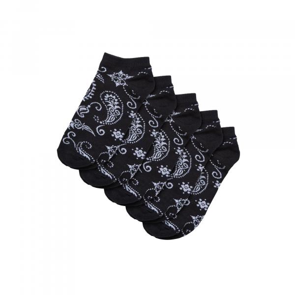 Skarpety Męskie Bandana Print NoShow (zestaw 5 Sztuk)