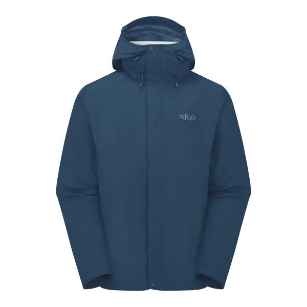 Kurtka przeciwdeszczowa męska Rab Downpour Jacket z kapturem